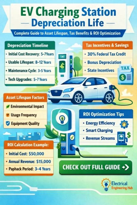 EV Charging Station Depreciation Life Complete Guide to Asset Lifespan, Tax Benefits & ROI Optimization