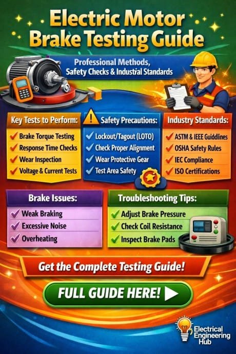 Electric Motor Brake Testing Guide  Professional Methods, Safety Checks & Industrial Standards