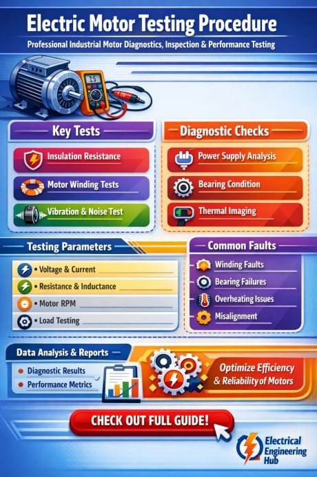 Electric Motor Testing Procedure  Professional Industrial Motor Diagnostics, Inspection & Performance Testing