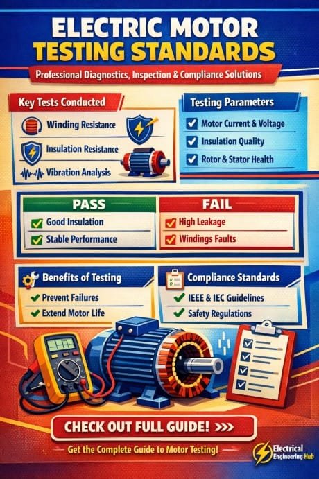 Electric Motor Testing Standards  Professional Motor Diagnostics, Inspection & Compliance Solutions