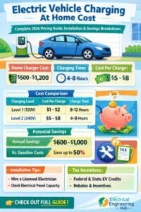 Electric Vehicle Charging At Home Cost Complete 2026 Pricing Guide, Installation & Savings Breakdown