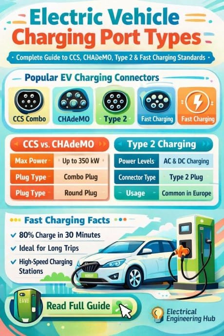Electric Vehicle Charging Port Types