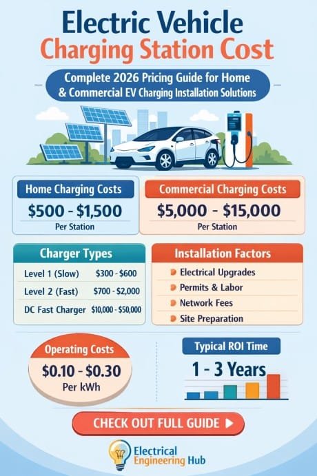 Electric Vehicle Charging Station Cost Complete 2026 Pricing Guide for Home & Commercial EV Charging Installation Solutions