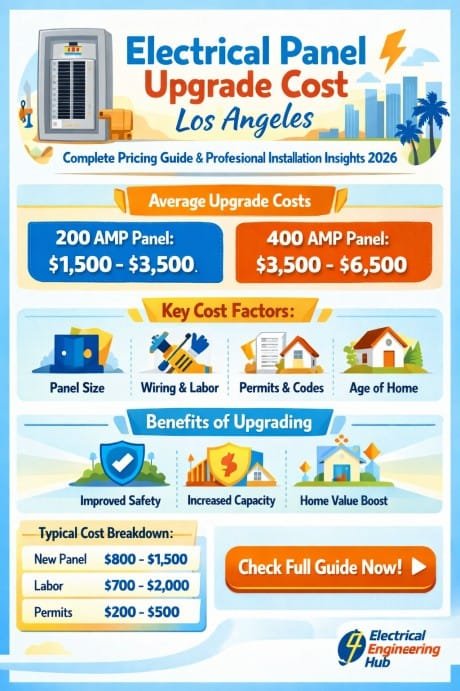 Electrical Panel Upgrade Cost Los Angeles Complete Pricing Guide & Professional Installation Insights 2026