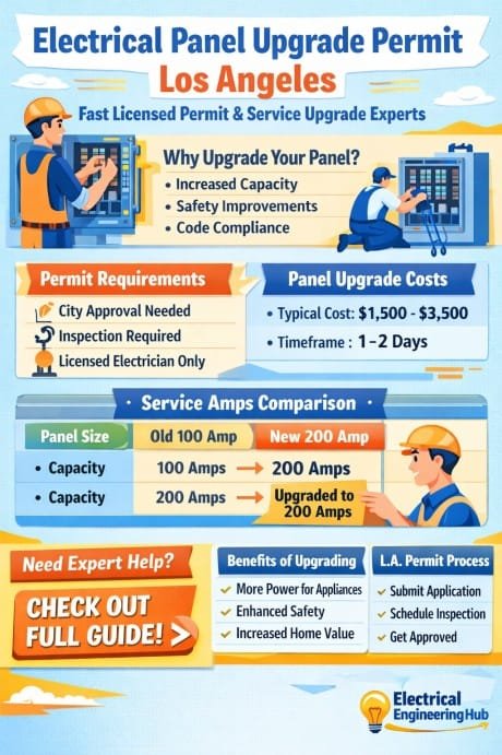 Electrical Panel Upgrade Permit Los Angeles – Fast Licensed Permit & Service Upgrade Experts