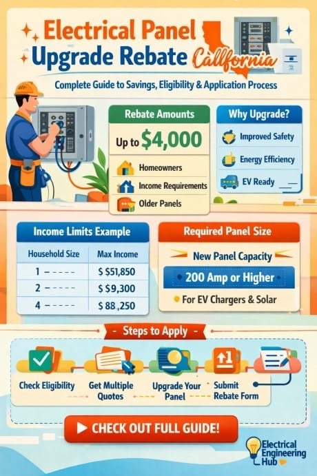 Electrical Panel Upgrade Rebate California Complete Guide to Savings, Eligibility & Application Process