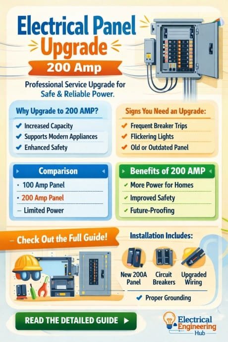 Electrical Panel Upgrade,200 Amp Service Upgrade,Electrical Panel Replacement,Residential Electrician,Home Power Upgrade