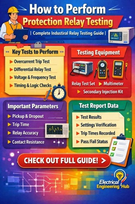 How to Perform Protection Relay Testing  Complete Industrial Relay Testing Guide