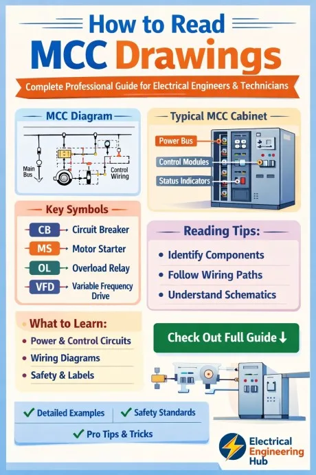 How to Read MCC Drawings Complete Professional Guide for Electrical Engineers & Technicians
