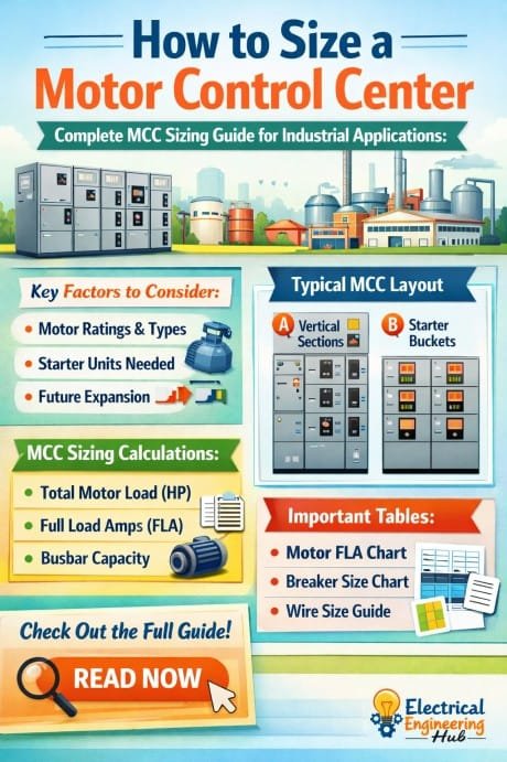 How to Size a Motor Control Center Complete MCC Sizing Guide for Industrial Applications
