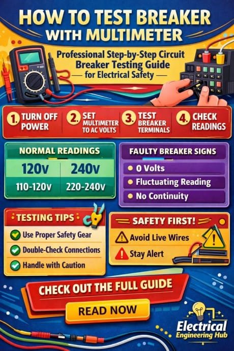 How to Test Breaker With Multimeter  Professional Step-by-Step Circuit Breaker Testing Guide for Electrical Safety
