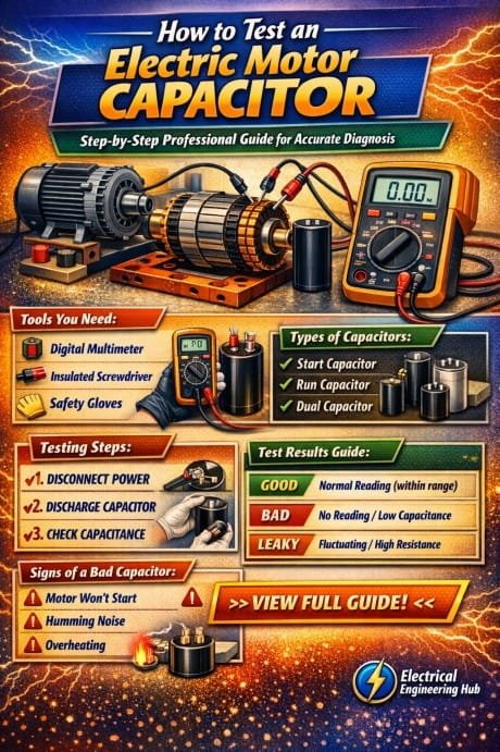 How to Test an Electric Motor Capacitor  Step-by-Step Professional Guide for Accurate Diagnosis