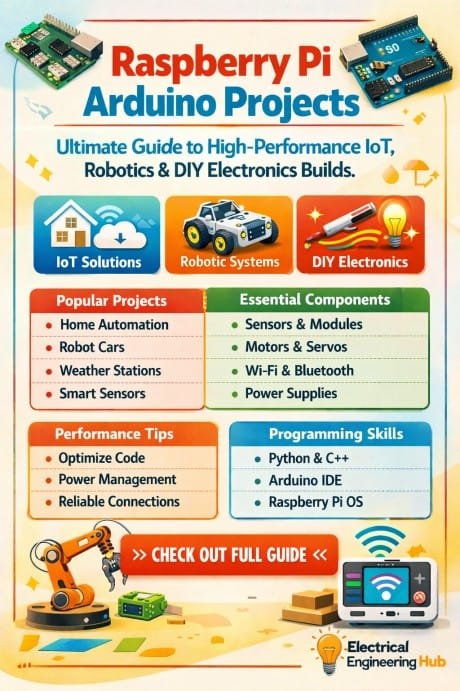 Raspberry Pi Arduino Projects Ultimate Guide to High-Performance IoT, Robotics & DIY Electronics Builds