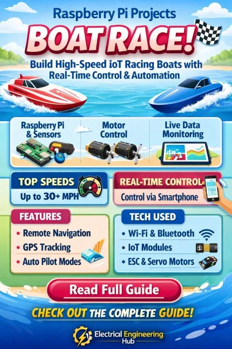 Raspberry Pi Projects Boat Race Build High-Speed IoT Racing Boats with Real-Time Control & Automation
