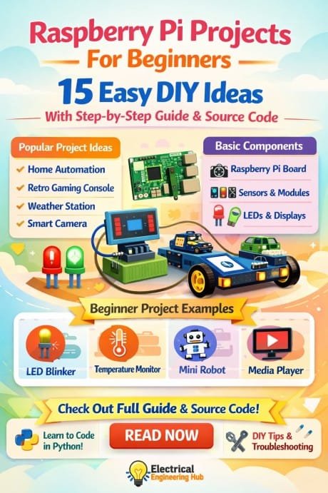 Raspberry Pi Projects For Beginners 15 Easy DIY Ideas With Step-by-Step Guide & Source Code