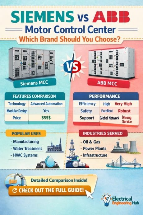 Siemens vs ABB Motor Control Center: Which Brand Should You Choose? 2 Siemens vs ABB Motor Control Center Which Brand Should You Choose