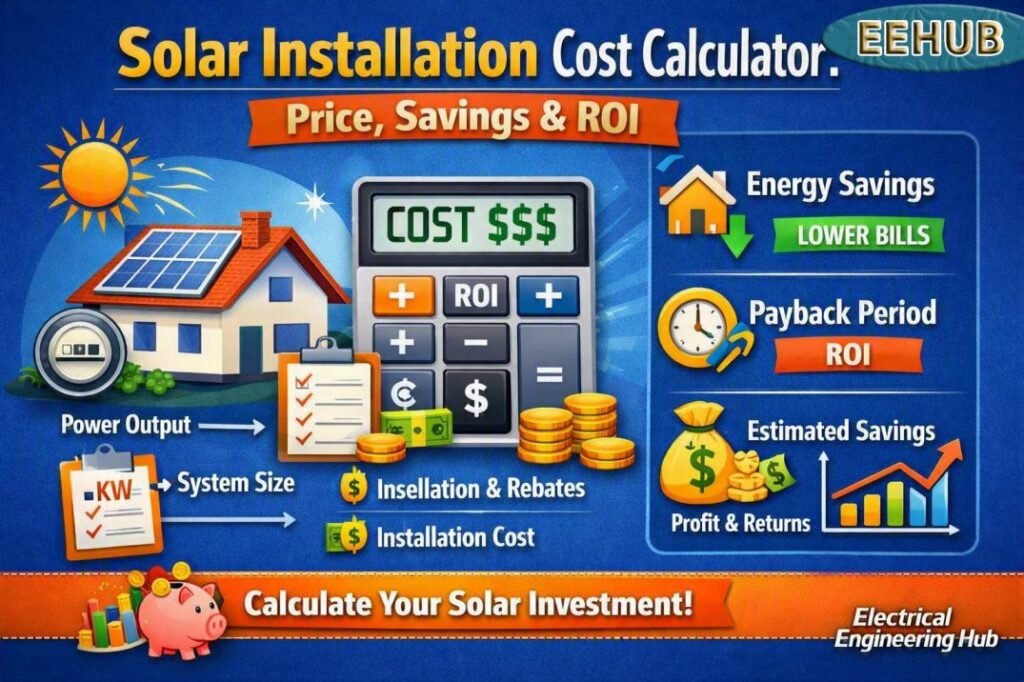 Solar Installation Cost Calculator Price, Savings & ROI