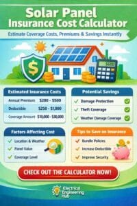 Solar Panel Insurance Cost Calculator – Estimate Coverage Costs, Premiums & Savings Instantly