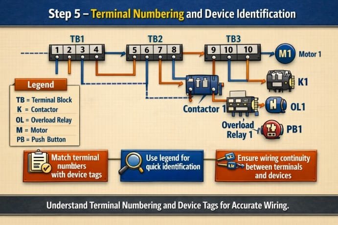 How to Read MCC Drawings,Terminal Numbering and Device Identification
