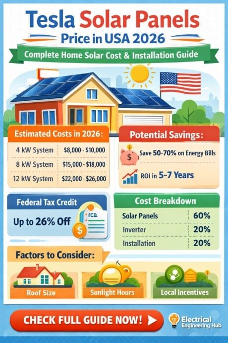 Tesla Solar Panels Price in USA 2026 Complete Home Solar Cost & Installation Guide