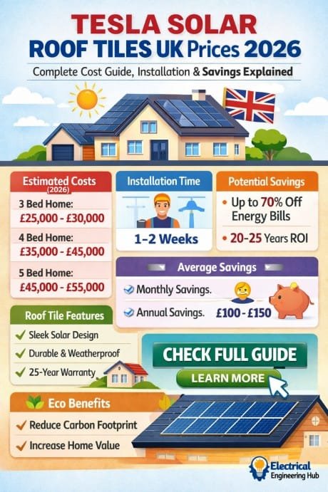 Tesla Solar Roof Tiles UK Prices 2026  Complete Cost Guide, Installation & Savings Explained