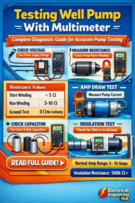 Testing Well Pump With Multimeter  Complete Diagnostic Guide for Accurate Pump Testing