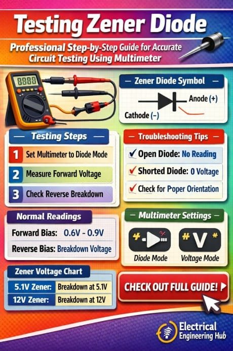 Testing Zener Diode Professional Step-by-Step Guide for Accurate Circuit Testing Using Multimeter