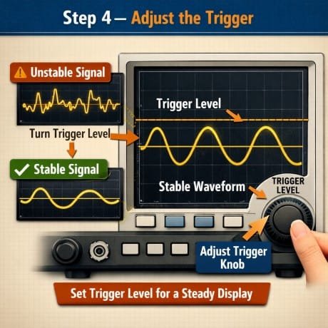 How To Read Oscilloscopes, Trigger Control