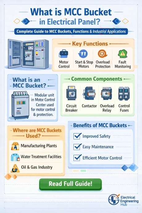 What is MCC Bucket in Electrical Panel Complete Guide to MCC Buckets, Functions & Industrial Applications