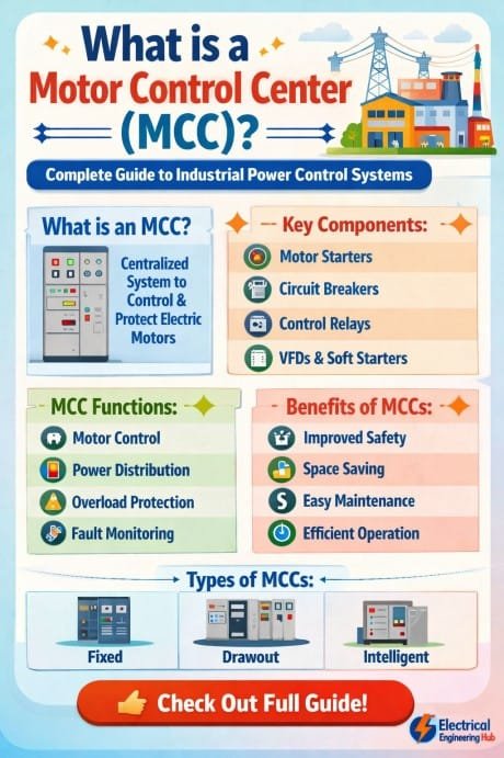 What is a Motor Control Center (MCC) Complete Guide to Industrial Power Control Systems