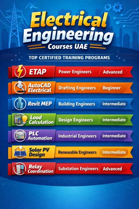 Best 7 Electrical Engineering Design Courses in UAE  Top Certified Training Programs