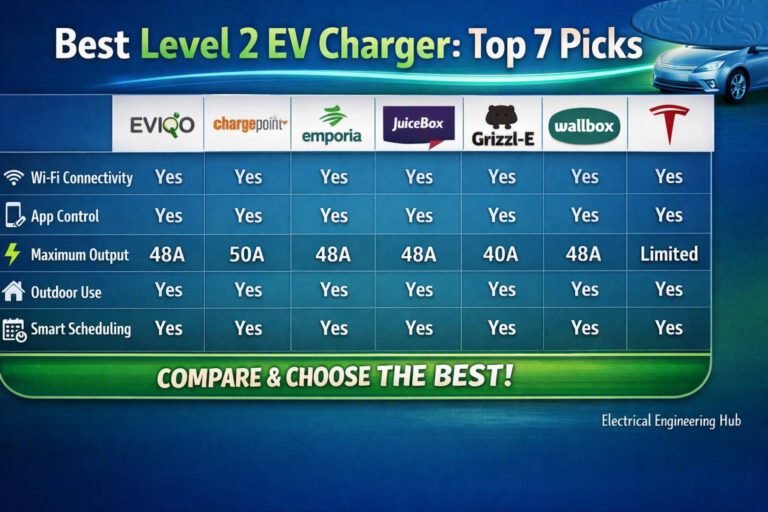 Best Level 2 EV Charger Top 7 Picks
