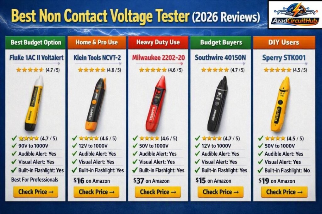 Best Non Contact Voltage Tester (2026 Reviews)