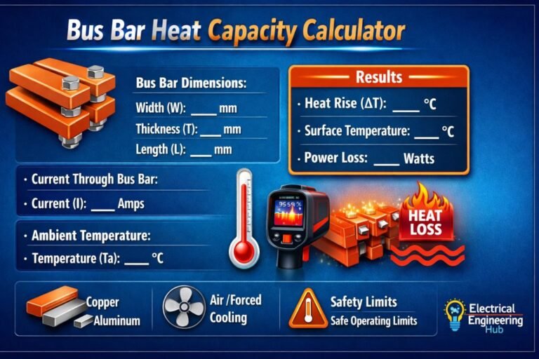 Bus Bar Heat Capacity Calculator