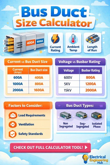 Bus Duct Size Calculator 1 Bus Duct Size Calculator