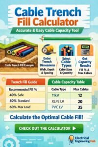 Cable Trench Fill Calculator Accurate and Easy Cable Capacity Tool