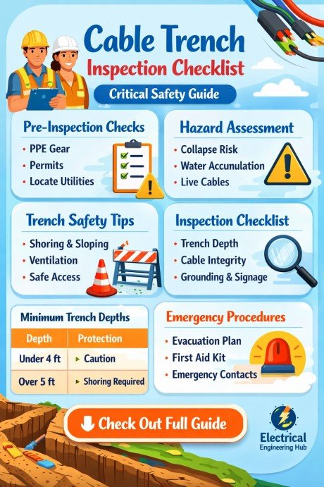 Cable Trench Inspection Checklist Critical Safety Guide