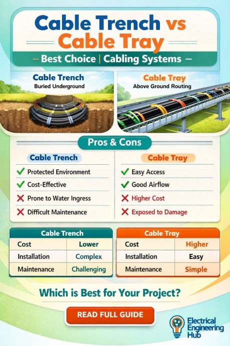 Cable Trench vs Cable Tray: Best Choice | Cabling Systems 1 Cable Trench vs Cable Tray Best Choice Cabling Systems