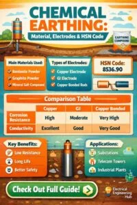 Home 58 Chemical Earthing Material, Electrodes, HSN Code