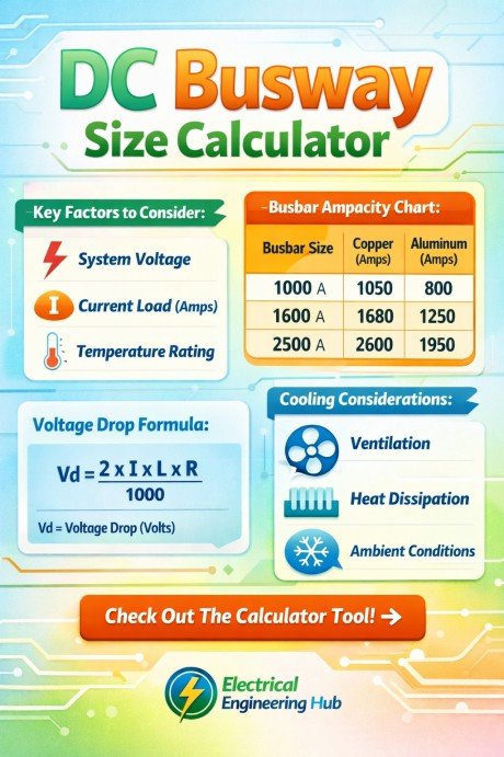 DC Busway Size Calculator