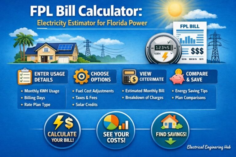 FPL Bill Calculator Electricity Estimator for Florida Power