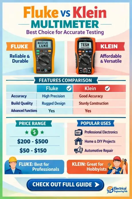 Fluke vs Klein Multimeter Best Choice for Accurate Testing