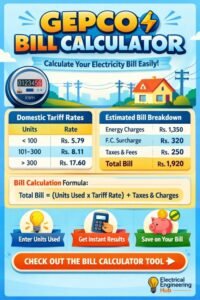 GEPCO Bill Calculator