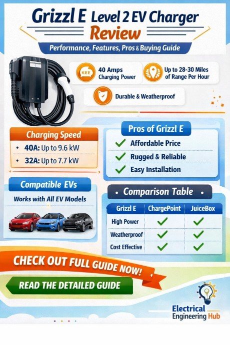 Grizzl E Level 2 EV Charger Review – Performance, Features, Pros & Buying Guide 1 Grizzl E Level 2 EV Charger Review – Performance, Features, Pros & Buying Guide