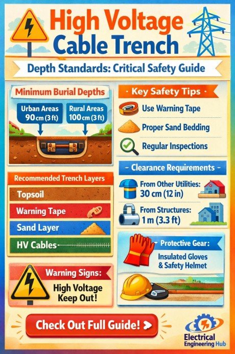 High Voltage Cable Trench Depth Standards | Best Guide 1 High Voltage Cable Trench Depth Standards Critical Safety Guide