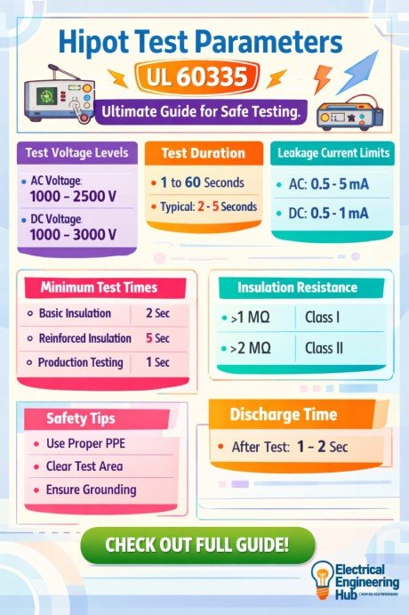 Hipot Test Parameters UL 60335: Ultimate Guide for Safe Testing 1 Hipot Test Parameters UL 60335 Ultimate Guide for Safe Testing
