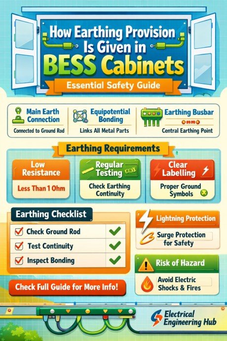 How Earthing Provision Is Given in BESS Cabinets Essential Safety Guide