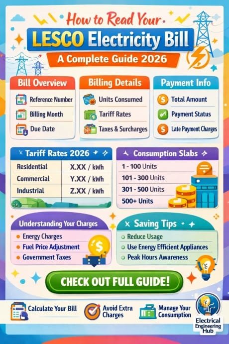How to Read Your LESCO Electricity Bill — A Complete Guide 2026