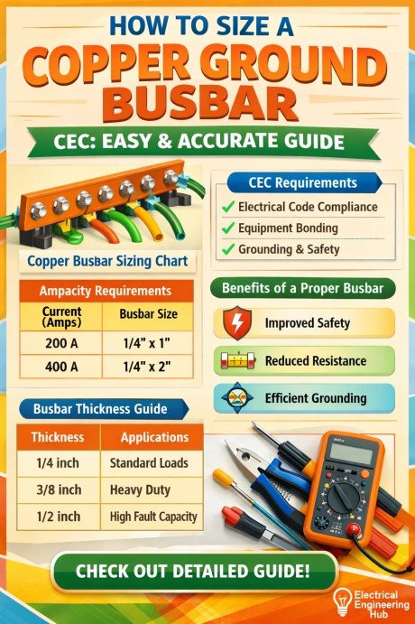 How to Size a Copper Ground Busbar CEC 1 How to Size a Copper Ground Busbar CEC