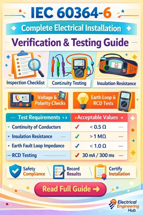 IEC 60364-6 Complete Electrical Installation Verification & Testing Guide
